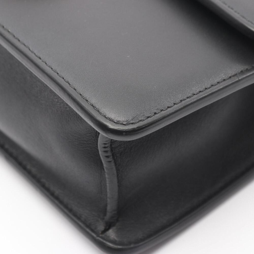 CHRISTIAN DIOR Black Leather Shoulder Bag - Picture 5 of 9
